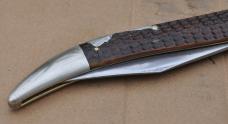 Case Tested Long Tail Toothpick 5 1/2" Closed 1920-40 Repaired Nearly Full blade Tight Lock uUp 