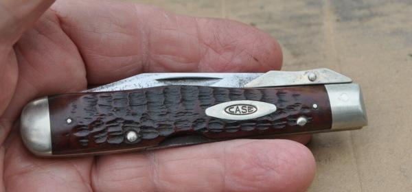 Case XX USA Cheetah 6111 1/2 L 4 1/4" Closed 10 Dot? Used Perfect jigged Handles Nickel Bolsters Case XX USA Cheetah 6111 1/2 L 4 1/4" Closed 10 Dot? Used Perfect jigged Handles Nickel Bolsters