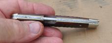 Case XX USA Cheetah 6111 1/2 L 4 1/4" Closed 10 Dot? Used Perfect jigged Handles Nickel Bolsters