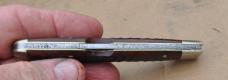 Case XX USA Cheetah 6111 1/2 L 4 1/4" Closed 10 Dot? Used Perfect jigged Handles Nickel Bolsters