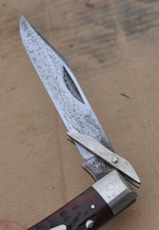 Case XX USA Cheetah 6111 1/2 L 4 1/4" Closed 10 Dot? Used Perfect jigged Handles Nickel Bolsters