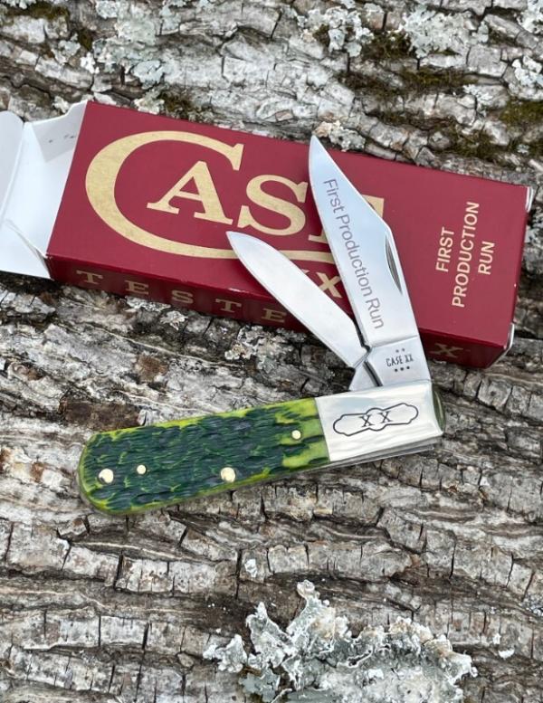 CASE XX ** FPR 2025 GREEN APPLE PEACH SEED JIGGED BONE BARLOW