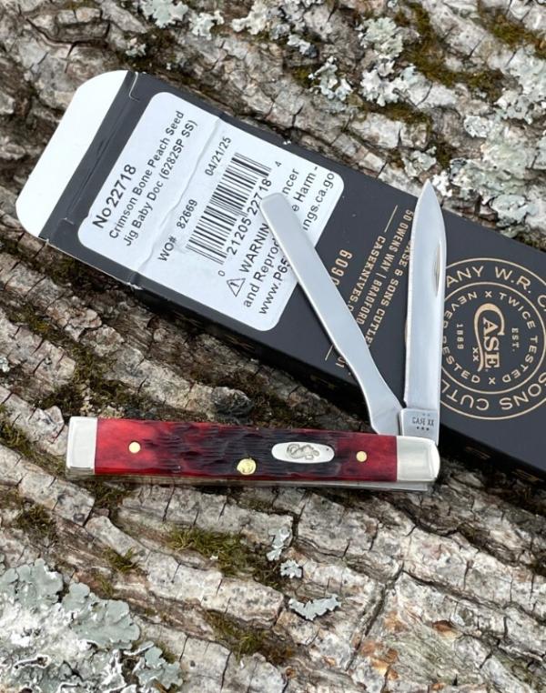 CASE XX ** SFO 2025 CRIMSON JIG BONE BABY DOC
