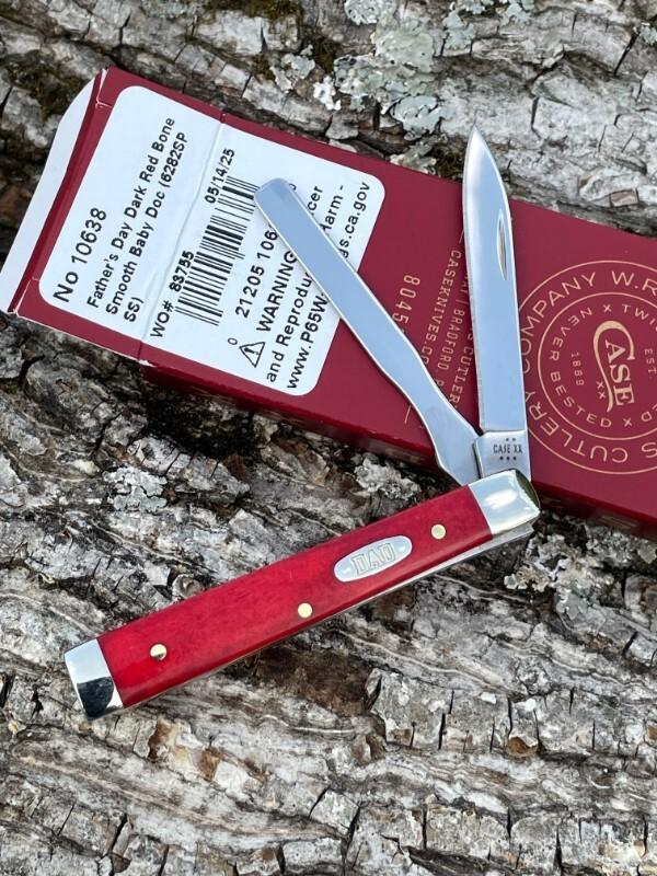 CASE XX ** 2025 FATHER'S DAY SMOOTH DARK RED BONE BABY DOC