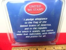 911 FROST WOOD HANDLE UNITED WE STAND COMMEMORATIVE KNIFE 5-1/4" IN BLISTER PACK 