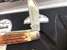 Vintage The Wilderness Smokey Mountain Knife Works GunStock Knife Set -NOS