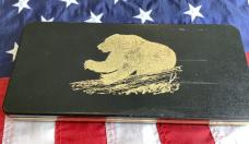 Vintage The Wilderness Smokey Mountain Knife Works GunStock Knife Set -NOS