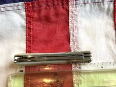 Vintage Parker Cutlery Bullet Knife w/ Flashy Mother of Pearl Handles & Eagle Abalone Pearl Insert