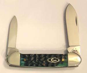 New in Original Box 2005 Case Kentucky Bluegrass Silver Script Canoe