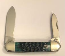New in Original Box 2005 Case Kentucky Bluegrass Silver Script Canoe