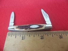 PARKER GROUP OF BONE & STAG UNUSED KNIVES ONE JAPAN AND ONE CHATTANOOGA 4 TOTAL