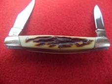 PARKER GROUP OF BONE & STAG UNUSED KNIVES ONE JAPAN AND ONE CHATTANOOGA 4 TOTAL