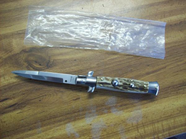 Italian 7 Inch Picklock Dolphin Maniago, Italy Gen. Stag/Antler UNUSED Beauty! Italian 7 Inch Picklock Dolphin Maniago, Italy Gen. Stag/Antler UNUSED Beauty!