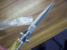 Italian 7 Inch Picklock Dolphin Maniago, Italy Gen. Stag/Antler UNUSED Beauty!