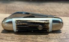 1995 BULLDOG BRAND STAG ELEPHANT TOE WOLVERINE KNIFE COLLECTORS CLUB NO BOX