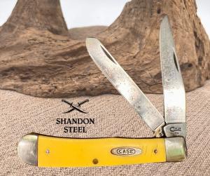 Case XX USA Knife 3254 Yellow Trapper 2 Blade Folding Pocket Knife 1995 36