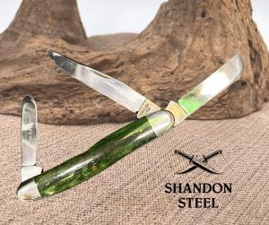 Case XX Stockman Knife 1979 Smooth Green SG63047 3 Blade Pocket Knife 106