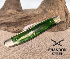 Case XX Stockman Knife 1979 Smooth Green SG63047 3 Blade Pocket Knife (106)