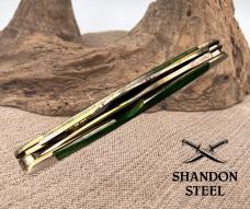 Case XX Stockman Knife 1979 Smooth Green SG63047 3 Blade Pocket Knife (106)