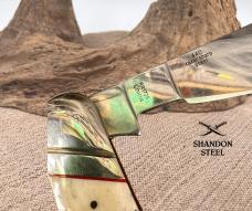 ROUGH RIDER Buckshot Cotton Sampler Wide Belly Blade #RR 1728 Pocket Knife (110)