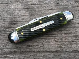 Great Eastern Cutlery 351325 Fairway and Clubhouse Golf Tool Knife - Fairway Green Jig Bone