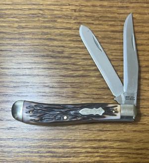 VINTAGE 1974 - 2002 SCHRADE USA 285UH UNCLE HENRY quotPRO TRAPPERquot 2 BLADE POCKET KNIFE