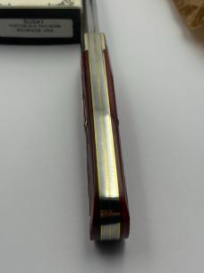 Schrade Cutlery Co SUSA1 Custom Red Pick Bone #023 / 400 Ltd. Ed Made In USA New In Box