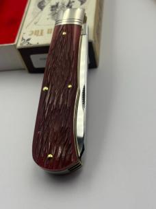 Schrade Cutlery Co SUSA1 Custom Red Pick Bone #023 / 400 Ltd. Ed Made In USA New In Box