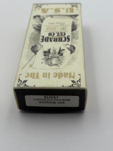 Schrade Cutlery Co SUSA1 Custom Red Pick Bone #023 / 400 Ltd. Ed Made In USA New In Box
