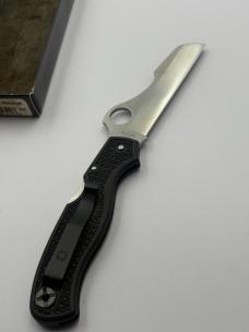 Spyderco Vintage Clipit 93mm Rescue Knife Lockback Made In Seki City Japan 