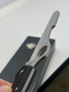 Spyderco Vintage Clipit 93mm Rescue Knife Lockback Made In Seki City Japan 
