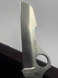 Spyderco Vintage Clipit 93mm Rescue Knife Lockback Made In Seki City Japan 