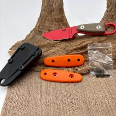 ESEE Izula Red Fixed Blade w/ Belt Clip Plate Survival Concealed Carry EDC