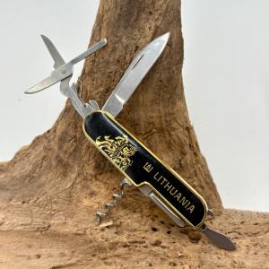 Multitool Keychain Folding Pocket Knife Bottle Opener Lithuania Souvenir 192