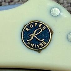 Roper Knives Tool Mini Sod Buster White Delrin Folding Knife- RP0032WB (210)