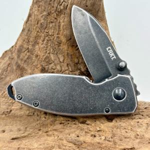 CRKT 2490KS Burnley Squid Framelock Folding Knife Blackwash Stainless EDC 234