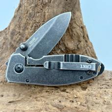 CRKT 2490KS Burnley Squid Framelock Folding Knife Blackwash Stainless EDC (234)