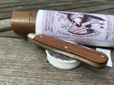 Great Eastern Cutlery 562123EO Easy Open Dog Leg Jack Smooth Natural Linen Micarta 
