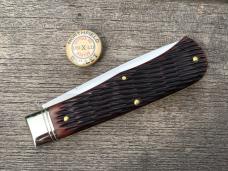 Great Eastern Cutlery Northfield 235120L UN-X-LD Bullet Red Tail Jig Bone Liner Lock
