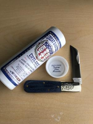 Great Eastern Cutlery Denim Blue Micarta BoomTown Barlow