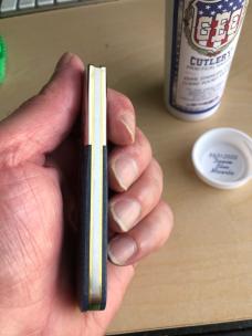 Great Eastern Cutlery Denim Blue Micarta BoomTown Barlow 