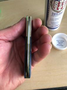Great Eastern Cutlery Denim Blue Micarta BoomTown Barlow 