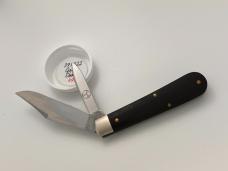 GEC 391222 BLADE FORUMS GABOON EBONY BUNNY KNIFE