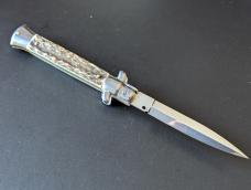 FRANK BELTRAME 23CM 9" DAGGER STILETTO STAG HORN...NEW 