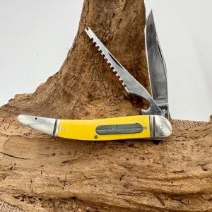 WESTERN USA S-751 2 BLADE FISHING KNIFE WHOOK SHARPENER amp HOOK REMOVER 3