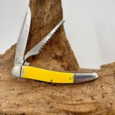 WESTERN USA S-751 2 BLADE FISHING KNIFE W/HOOK SHARPENER & HOOK REMOVER (3)