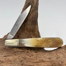 OCOEE RIVER LARGE GRAND DADDY BARLOW FOLDING POCKET KNIFE OX HORN HANDLES (19)