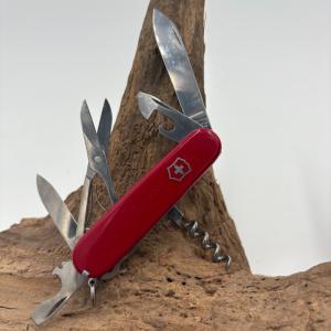 VICTORINOX CLIMBER Swiss Army Knife Multi Tool 91mm RED scissors 189