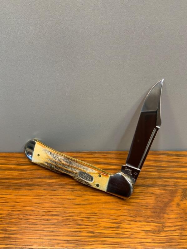 Case XX1997 stag copperlock box & papers