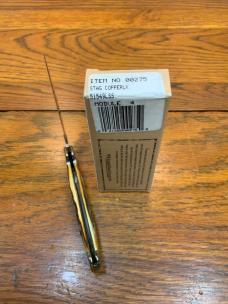 Case XX1997 stag copperlock box & papers